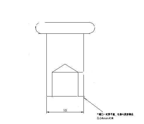 半空心铆钉图纸