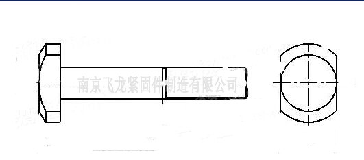 外六角螺栓图纸对照表