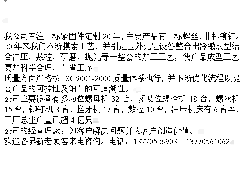 南京飞龙紧固件制造有限公司